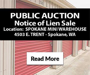 Spokane Mini Warehouse Auction