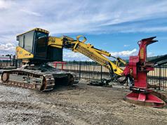 2017 KOMATSU XT445L-3 FELLER BUNCHER