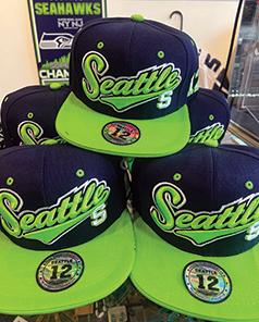 NEW SEAHAWKS BASEBALL CAPS! ONLY $10 EACH!