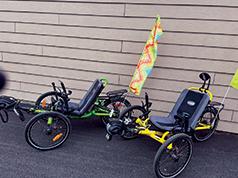 TWO CATRIKE VILLAGER RECUMBENT E-BIKES