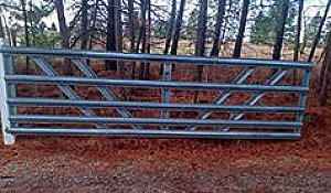 TWO STOCK PANEL GATES
