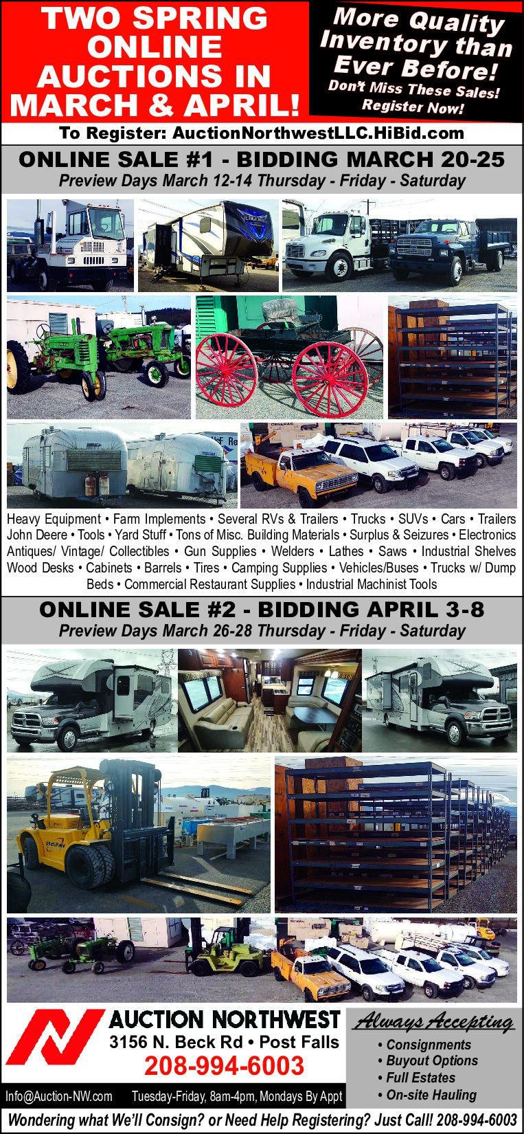 PDF Preview - Spring Online Auctions Now