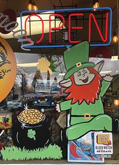 OUR LEPRECHAUN PLAYED A TRICK ON US ON ST. PATRICKS DAY! 