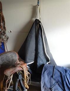 SADDLES, BRIDLES, HORSE BLANKETS