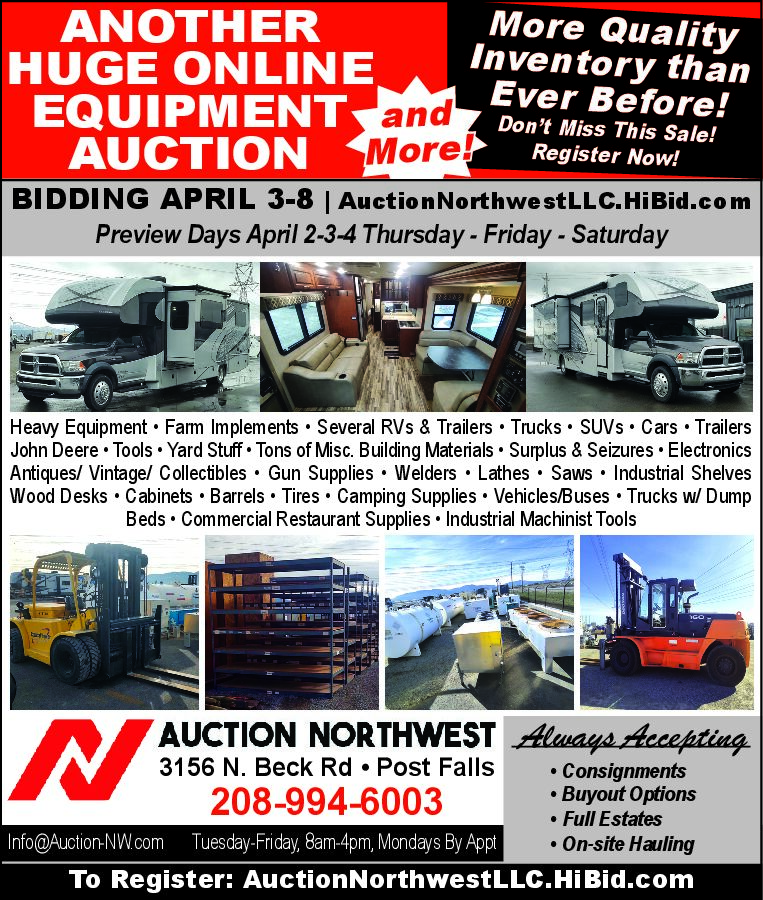 PDF Preview - Huge Equipment Auction - April 3-8