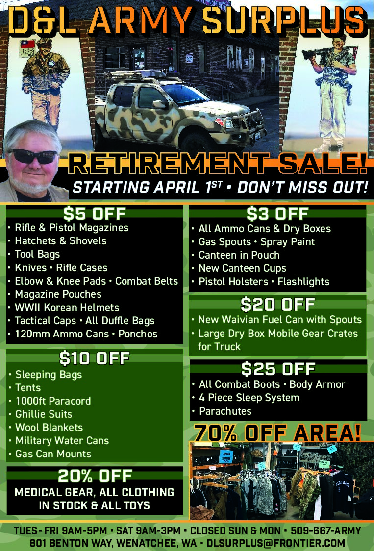 PDF Preview - D&L Army Surplus Retirement Sale