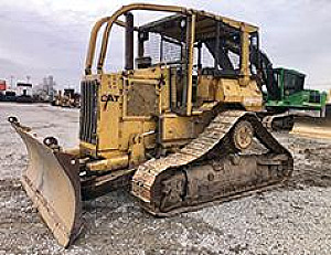 1989 CAT D4H TSK, HYSTER W5 WINCH & ARCH