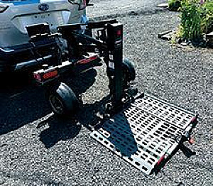 BRUNO ASL-700 CHARIOT EXTERIOR WHEELED PLATFORM LIFT