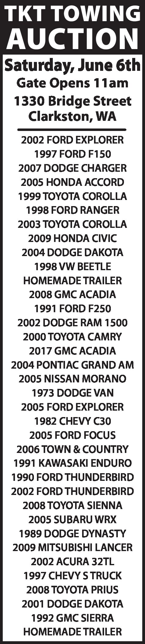 PDF Preview - Used Car & Truck Auction
