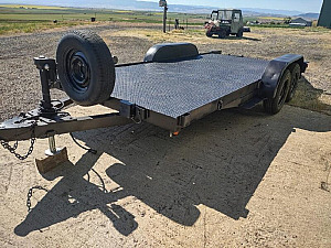 16 FOOT ALL STEEL UTILITY TRAILER