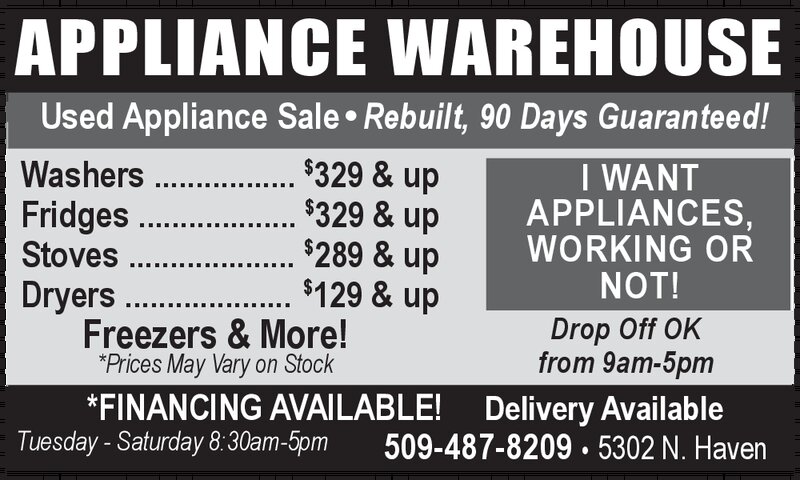 PDF Preview - Used Appliances - 90 Day Guarantee
