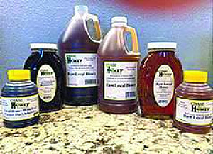 LOCAL RAW HONEY IN 1 LB. TO 4 GALLON QUANTITIES 