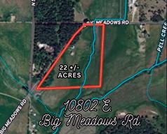 ONLINE ONLY REAL ESTATE AUCTION E. BIG MEADOWS ROAD