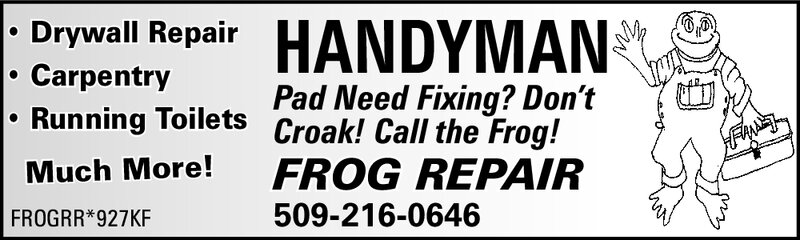 PDF Preview - Frog Repair - Expert Handyman Services