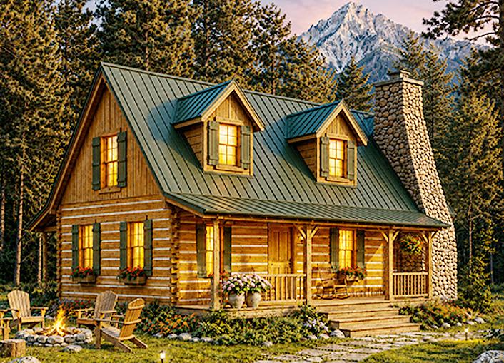 CAMP CLOSING! 80% OFF LOG CABIN SET NOW $18,800!