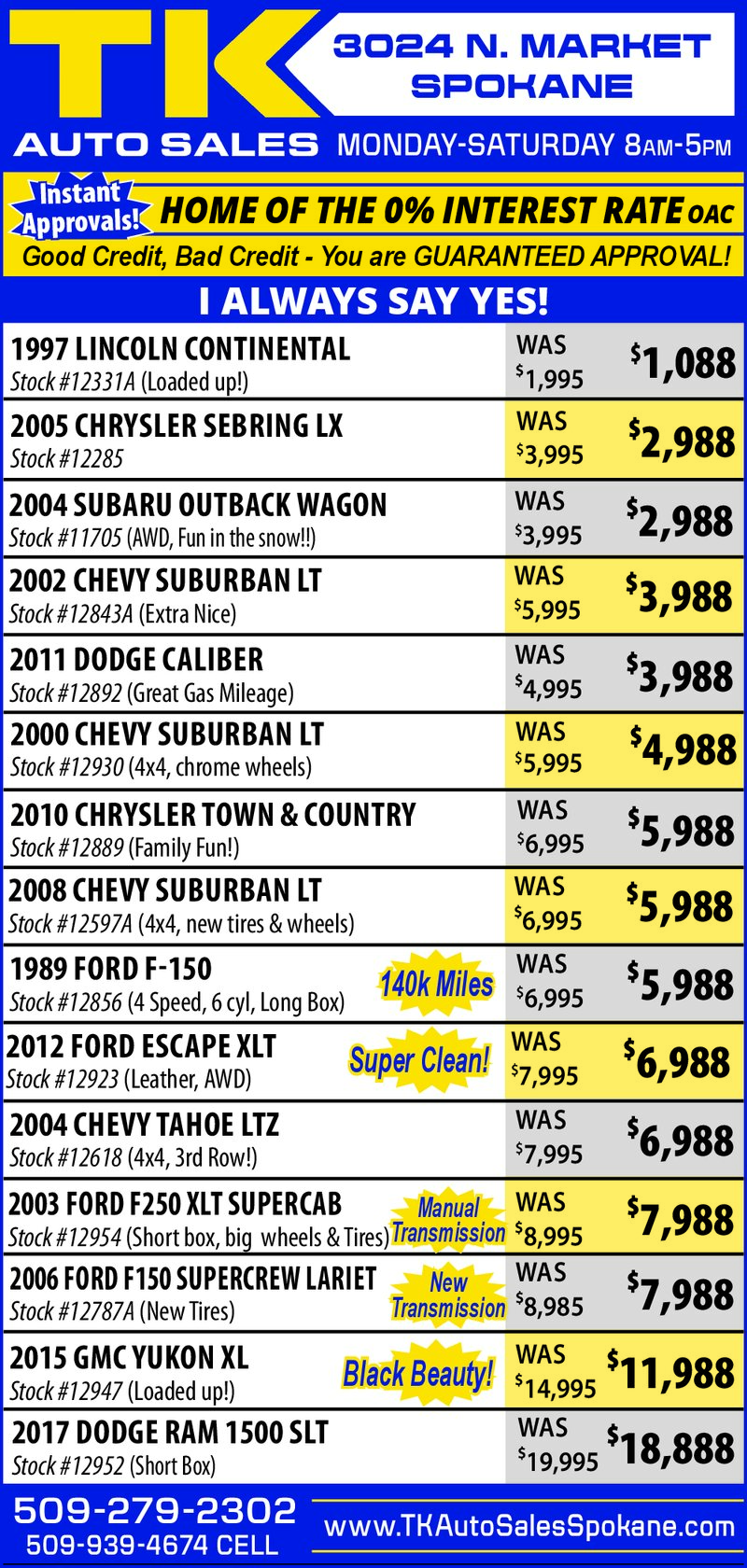 PDF Preview - Used Cars - Guaranteed Approval!