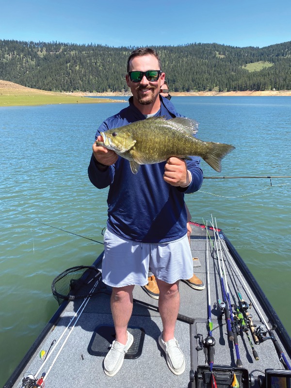 Zach with a Bass
