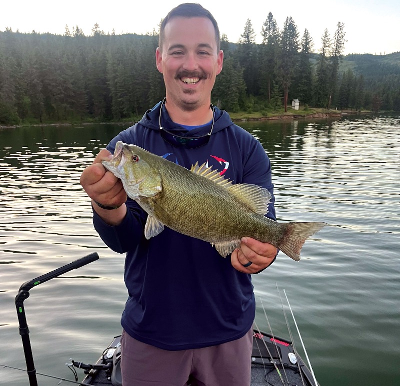 Zach caught a delicious bass