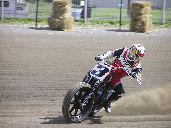 Kopp reached the pinnacle of Flat Track competition by winning the 2000 AMA Grand National Championship