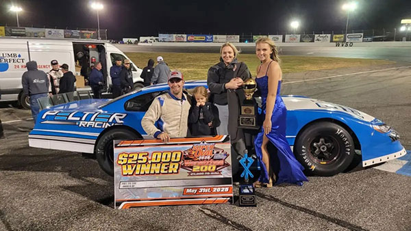 Owen Riddle from Naches, Wash. added the Wenatchee 200 and $25,000 first place money to his long resume of racing accomplishments, May 31. 