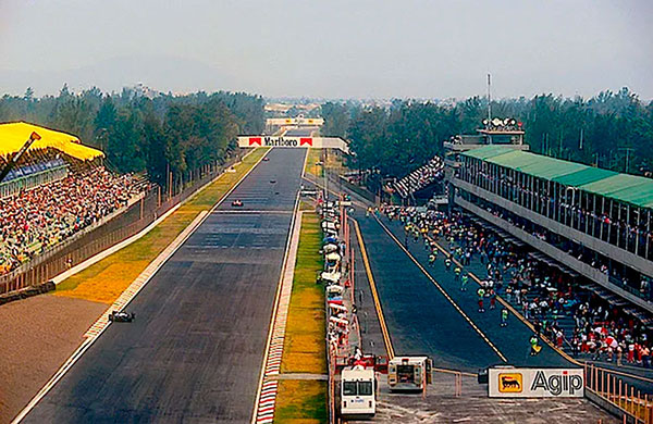 A view of the Autódromo Hermanos Rodríguez racetrack that will host a NASCAR Cup Series race June 15
