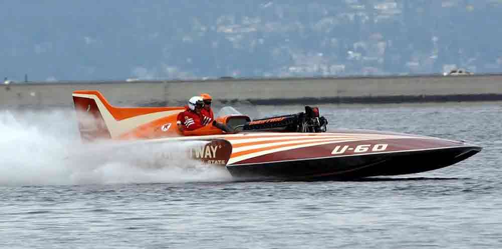 The replica Miss Thriftway which Bill Muncey drove to fame will be part of the Moses Lake Vintage Test & Tune. 