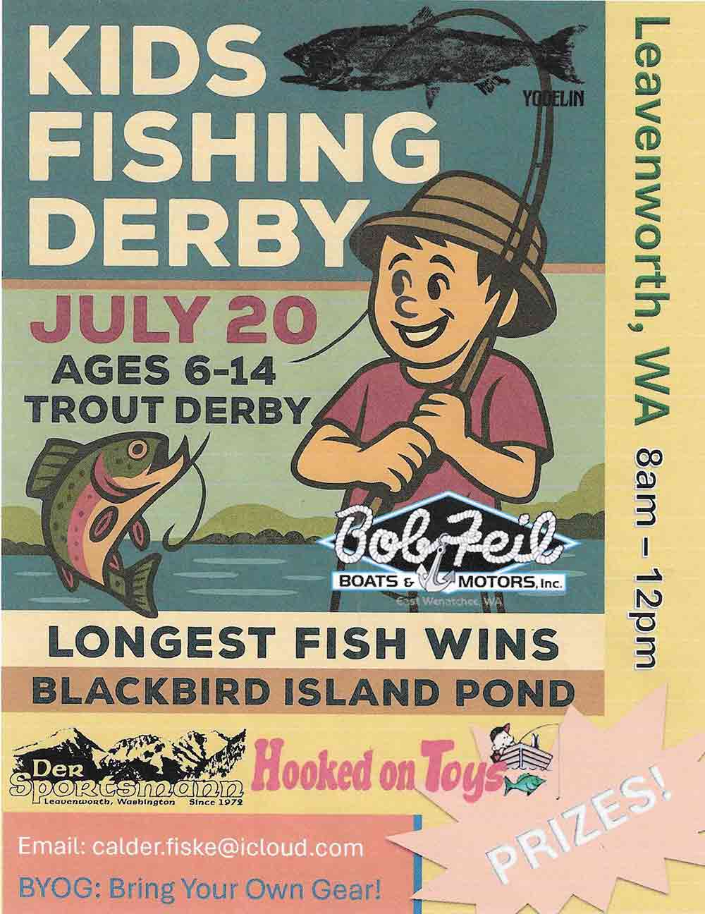 Sockeye Fishing at Brewster, Kids Derby in Leavenworth, and Triploid Trout Action