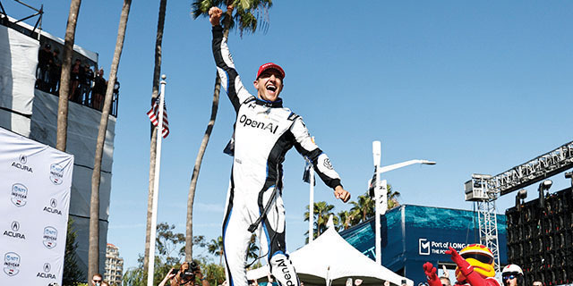 Work Helps Palou at Long Beach