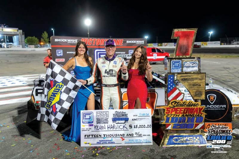 Kevin Harvick Captures Idaho 200 Victory at Stateline Speedway Leads Final 131 Laps to Claim Win in 27th Annual Race